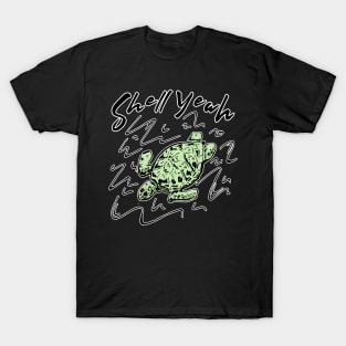 Shell yeah sea Turtle Beach T-Shirt